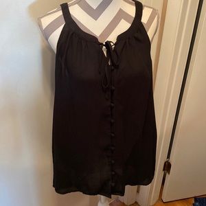 Torid size 2 long black sheer like tank